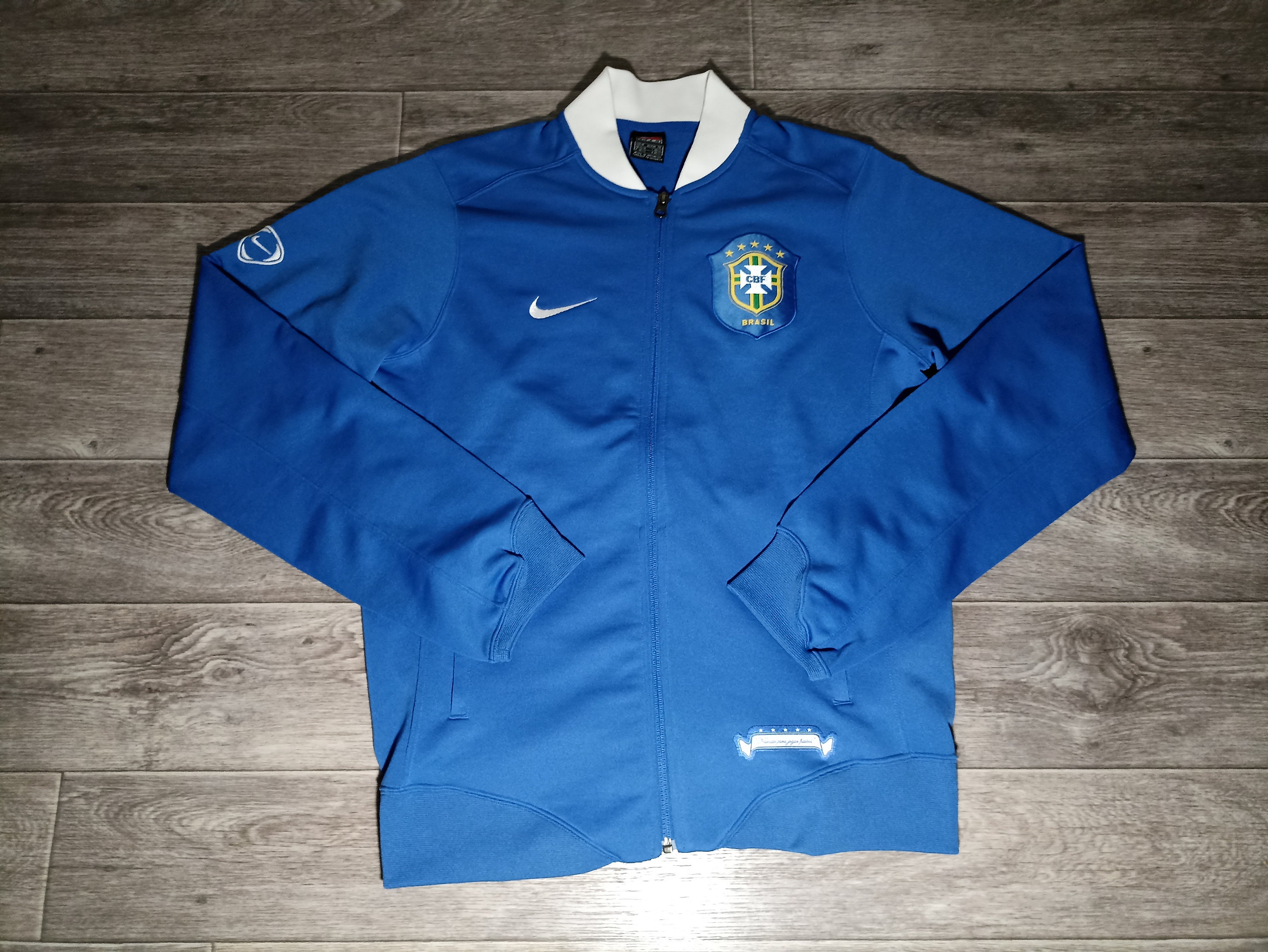Jacke Brasilien Fussball 2016-2017 (Blau)