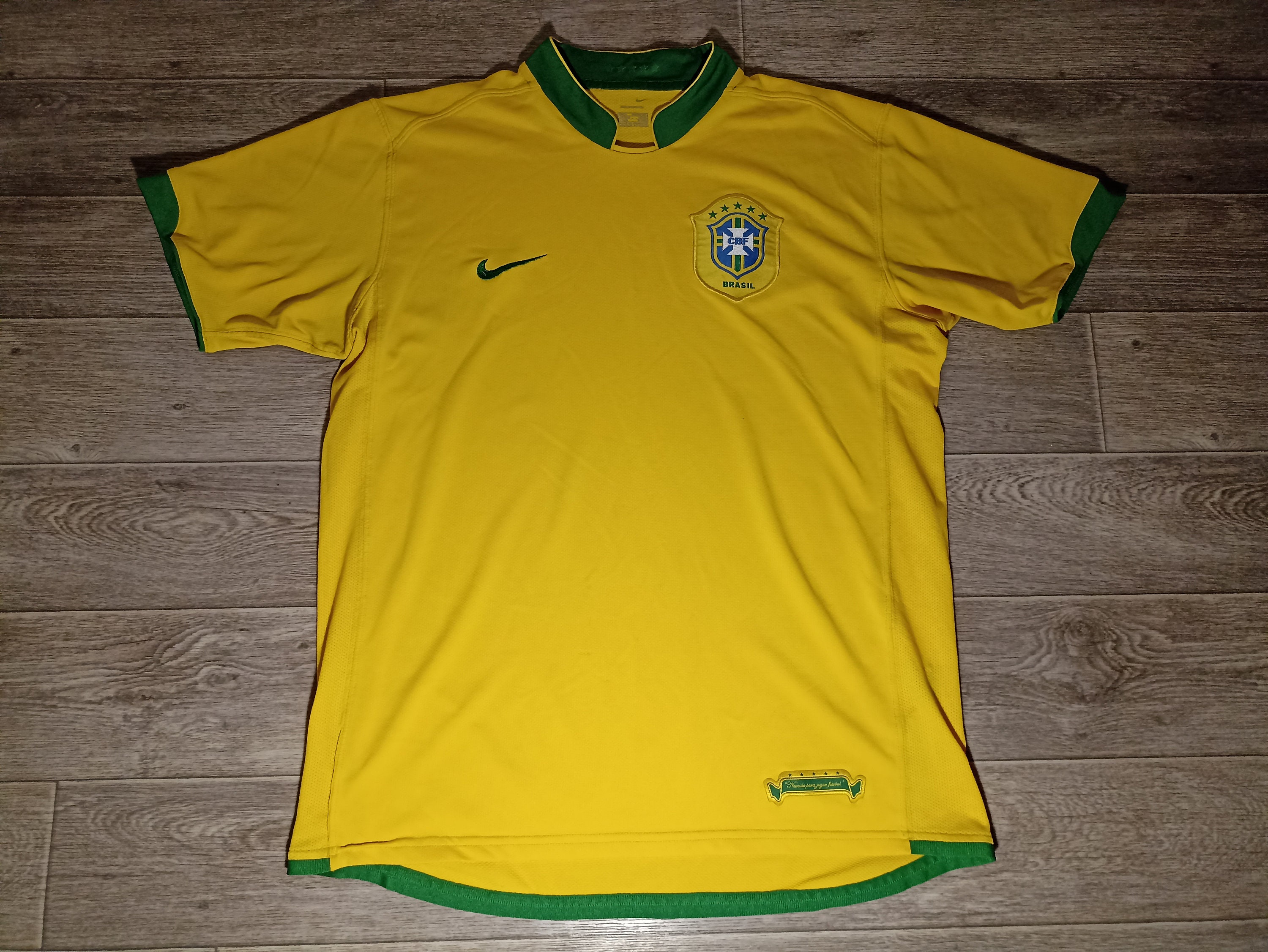 Brazil Jersey #10 Pele Home Kit Nike XL Shirt Football Trikot Brasil Soccer