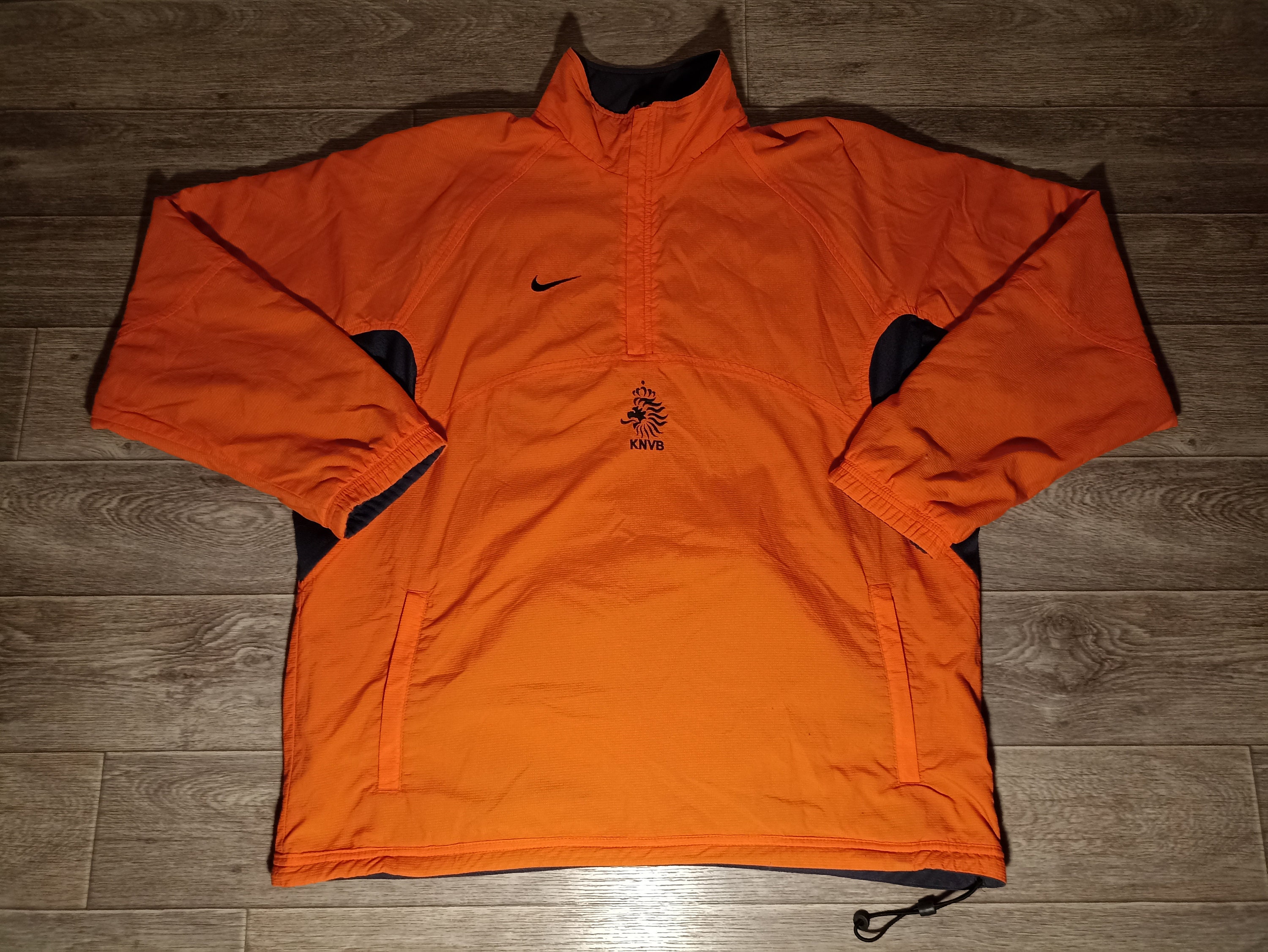 サッカー オランダ代表ジャケット 90s NIKE - レア 90s NIKE サッカー オランダ代表 ナイロン