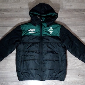 SV Sportverein Werder Bremen Germany umbro soccer football men&#39;s sports winter down jacket windbreaker sweatshirt shirt jersey uniform siz M