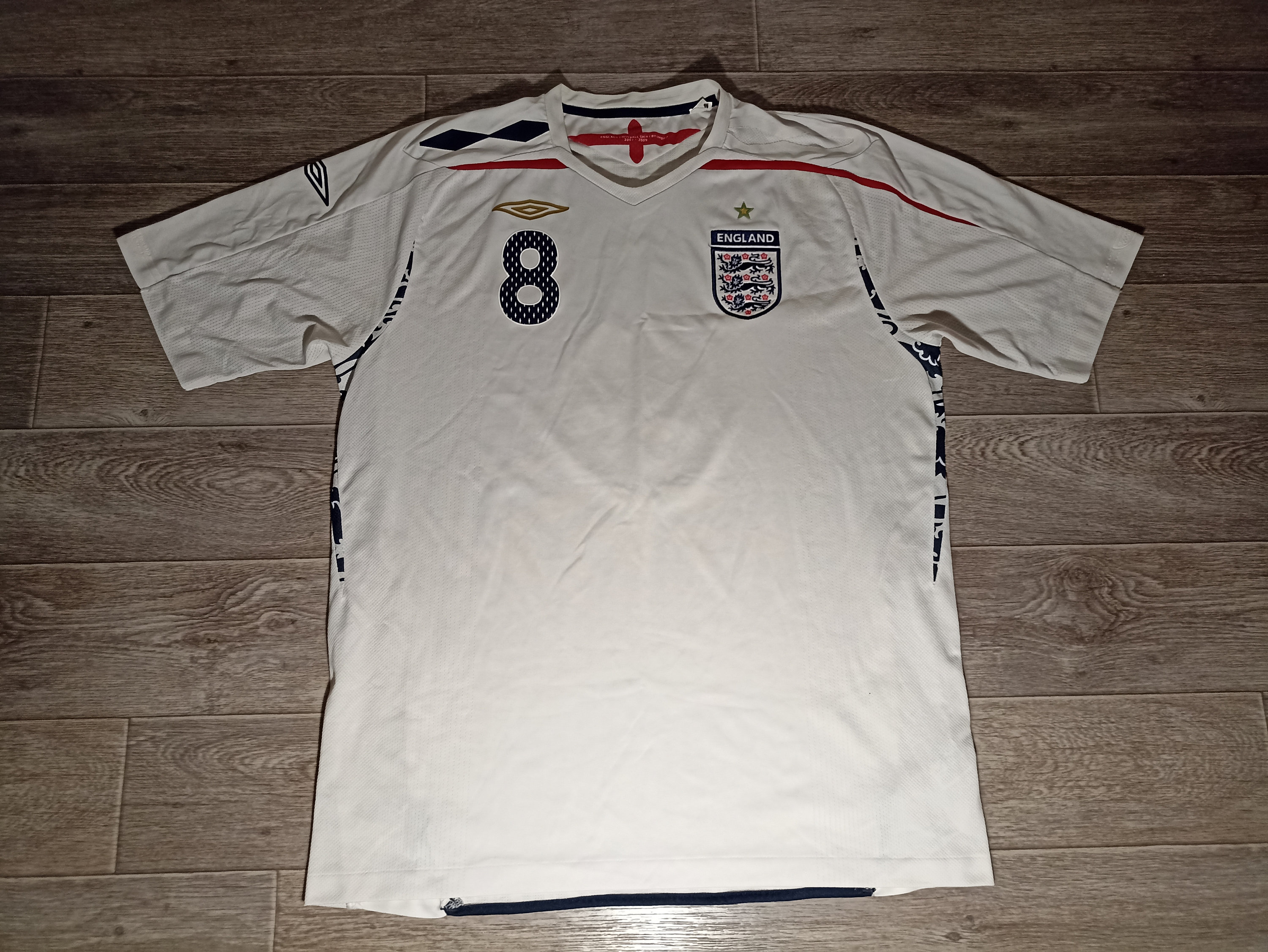 イングランド代表 スリーライオンズ ワールドカップ アンブロ 2007/09