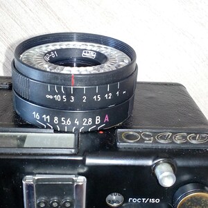 Vintage photo camera USSR , old photo camera fed 50 , Soviet Union collection photo camera , retro technique image 5