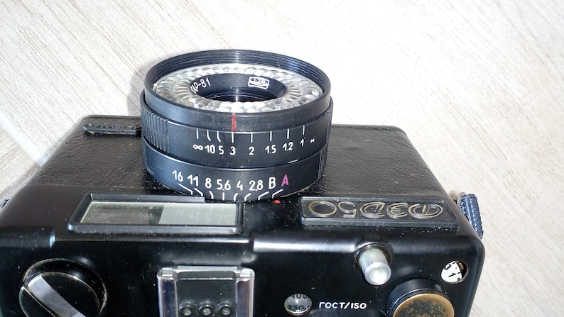 Vintage photo camera USSR , old photo camera fed 50 , Soviet Union collection photo camera , retro technique image 5