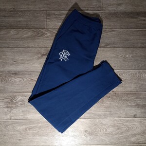Glasgow Rangers FC RFC Scotland castore 2022/23 navy blue men's sports soccer football training running uniform pants jersey knitwear size M