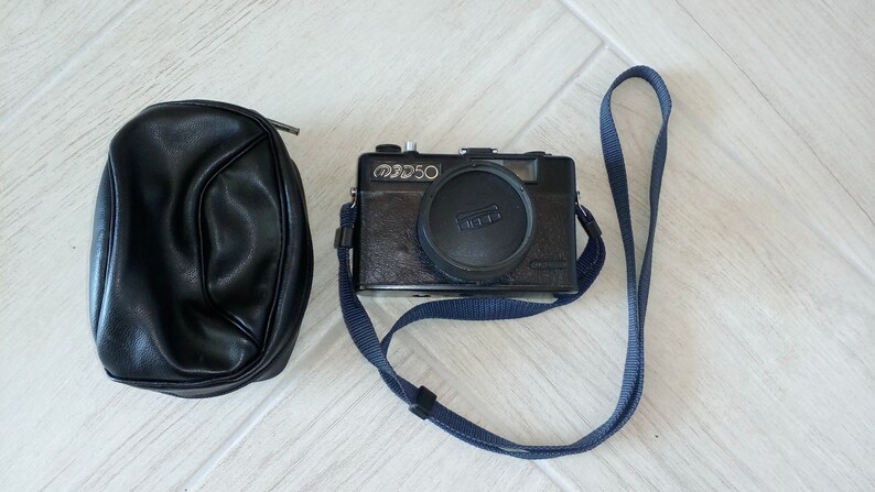 Vintage photo camera USSR , old photo camera fed 50 , Soviet Union collection photo camera , retro technique image 8