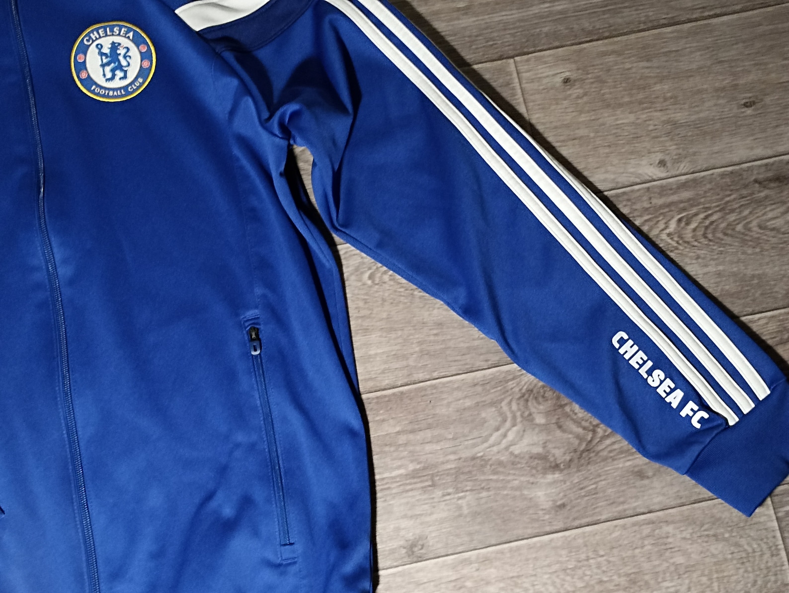 Chelsea FC CFC CHE England Adidas 2014/15 Blue White Men's Sports ...