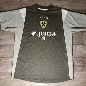 Vintage Cardiff City FC Wales joma 2000s gray training men's sports soccer football uniform shirt jersey knitwear size XL