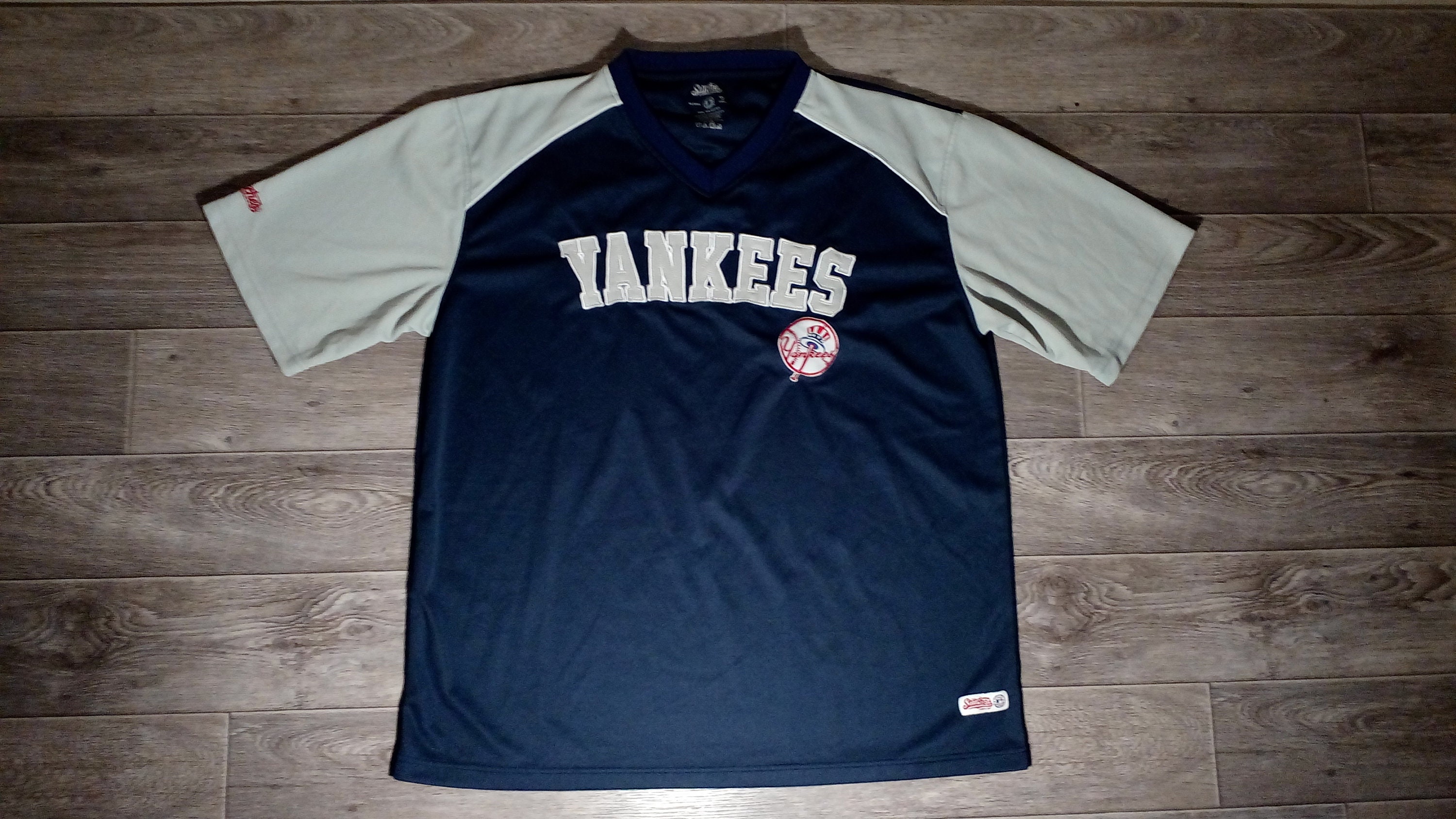 SportsVintageStuff New York Yankees USA American Baseball Team Stitches Men's Sports Uniform Jersey Shirt Knitwear Wear Size XL/2XL