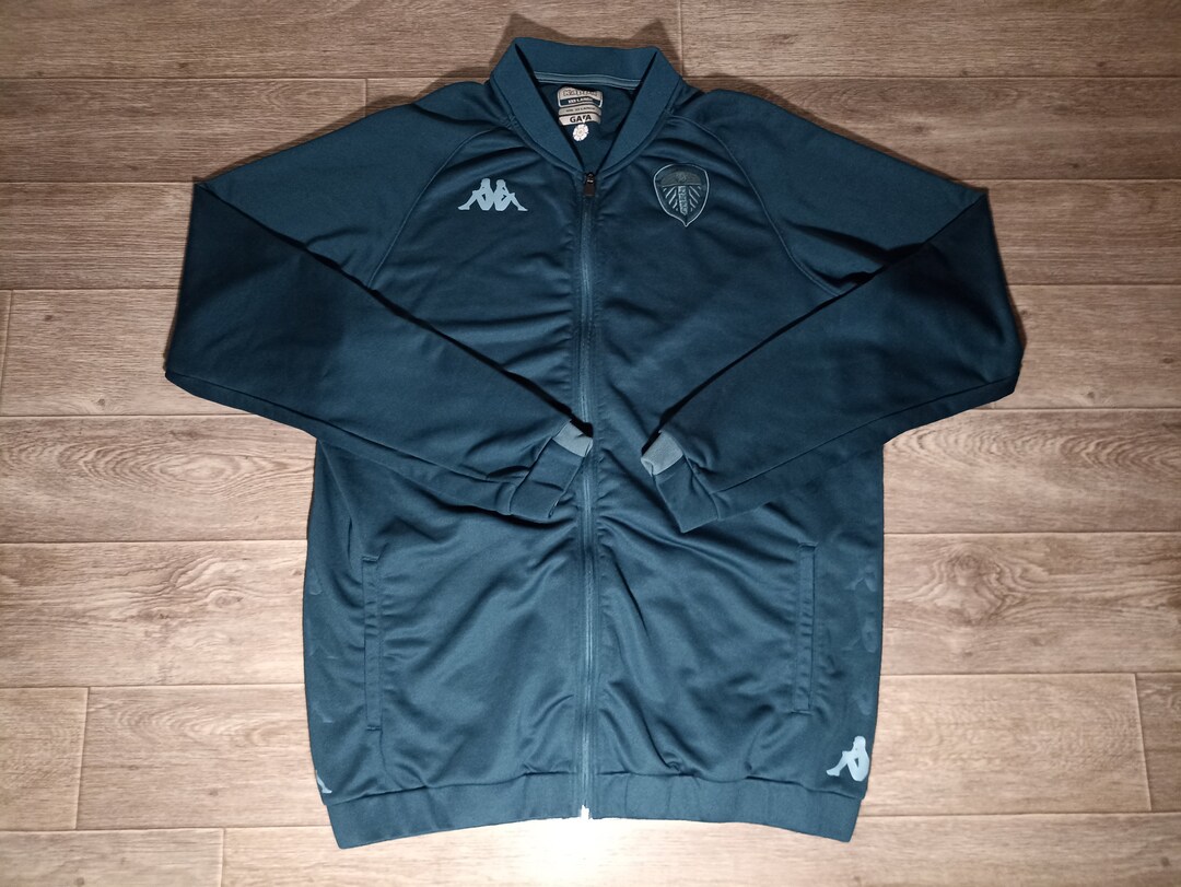 Leeds United FC LUFC England Kappa 2018/19 Navy Blue-green