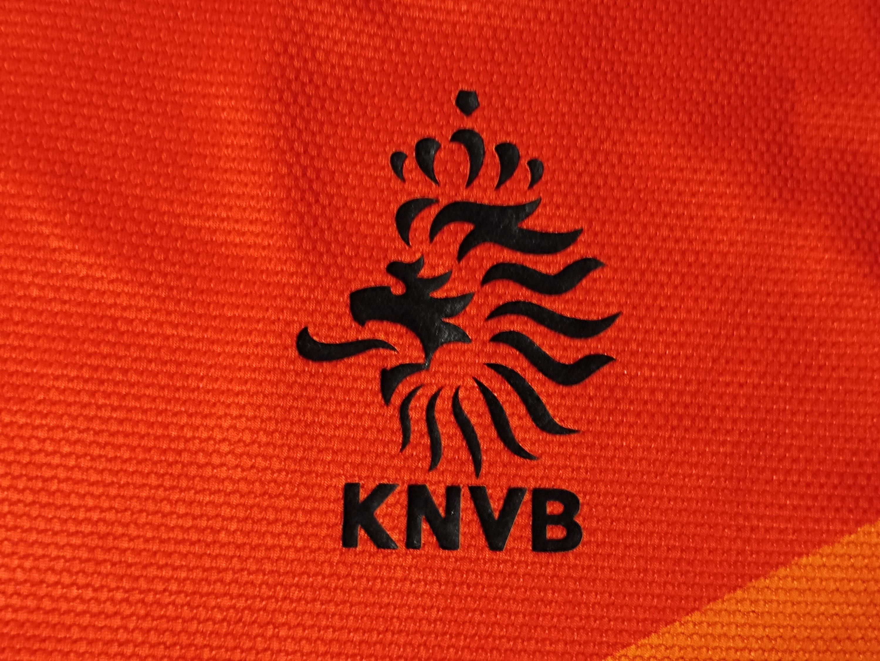  Netherlands Holland KNVB Logo Orange Square