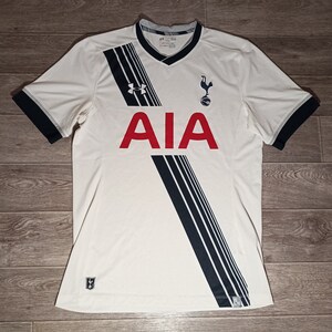 Tottenham Hotspur FC Away Jersey Under Armour Blue Shirt Size Boys L #10  Soccer