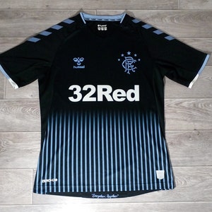 Glasgow Rangers FC RFC GRFC Scotland hummel 2019 2020 men&#39;s sports football soccer uniform shirt jersey knitwear size S