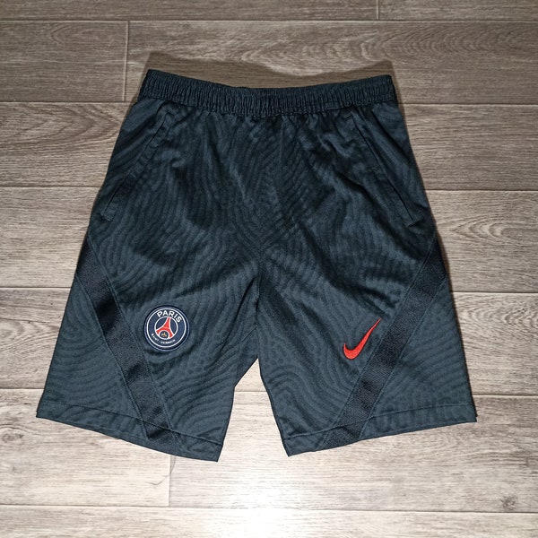 Paris Saint-Germain SG Fc PSG France nike 2020/21 navy gray boy's sports soccer football uniform shorts jersey size teenage youth XL 13-15yr