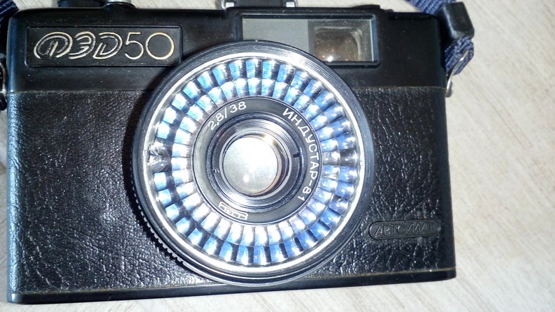 Vintage photo camera USSR , old photo camera fed 50 , Soviet Union collection photo camera , retro technique image 3