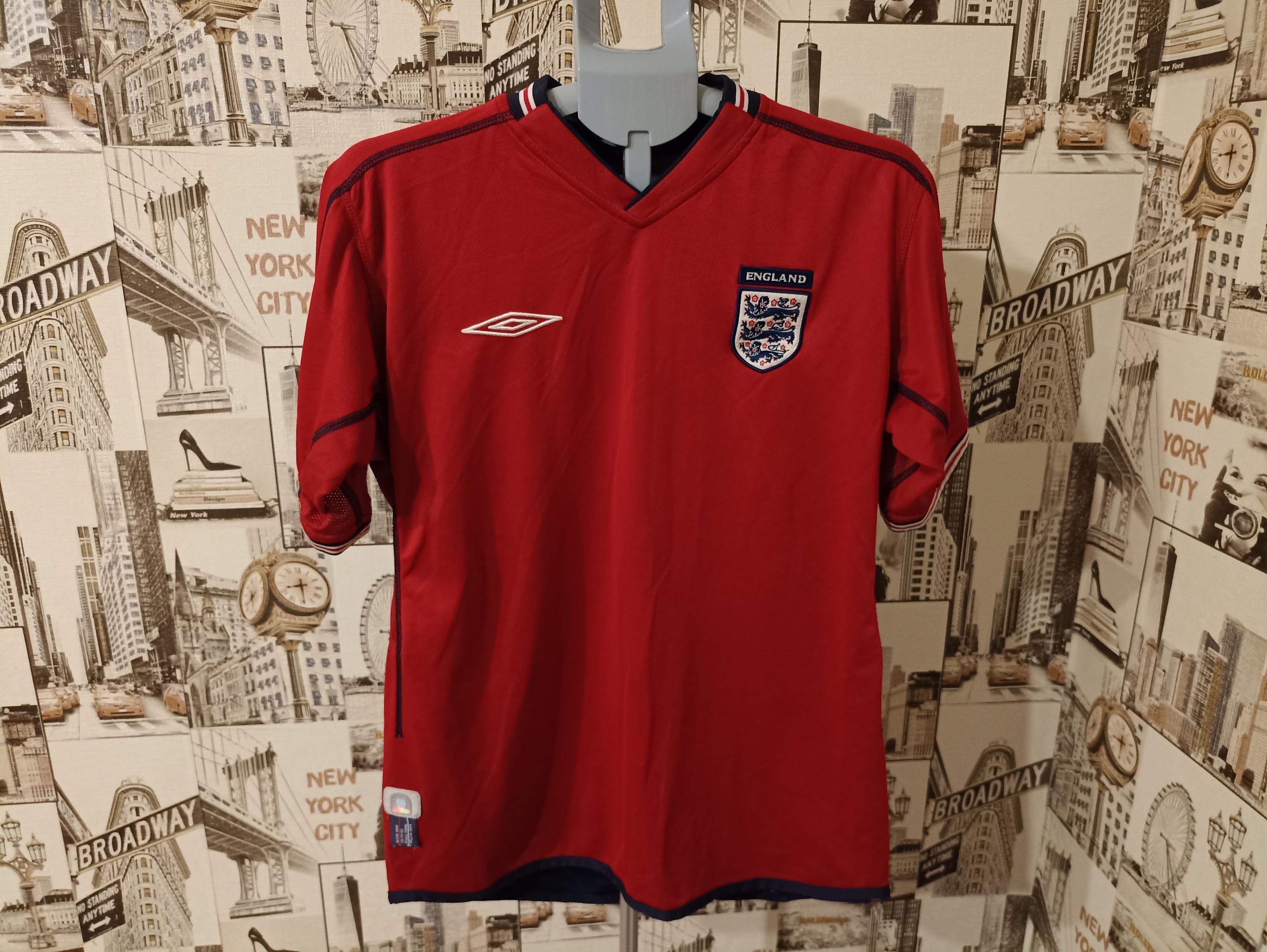 Vintage England National Team Three Lions Umbro World Cup 2002/04