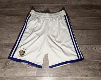 Royal Sporting Club Anderlecht RSCA adidas 2011/12 violeta blanco fútbol fútbol hombres uniforme deportivo pantalones cortos jersey prendas de punto talla S UK 30
