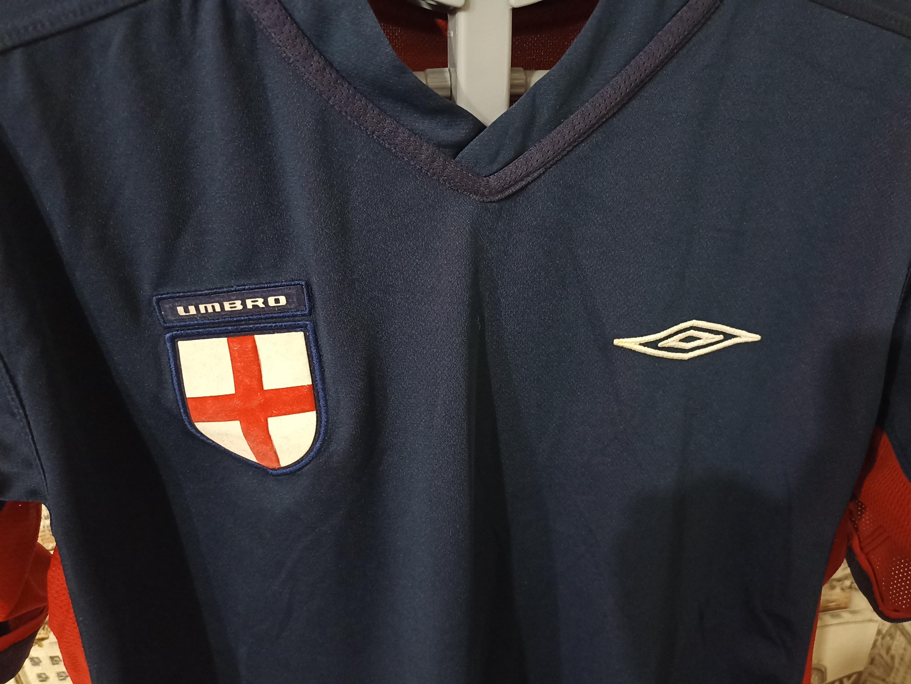 Vintage England National Team Three Lions Umbro World Cup 2002/04