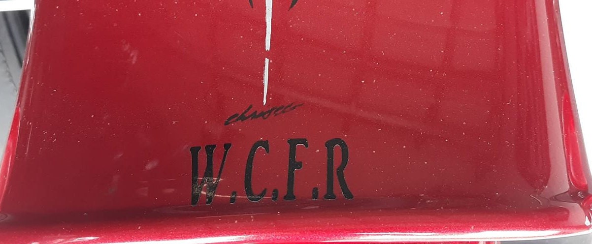 WCFR Helmet Sticker - Etsy