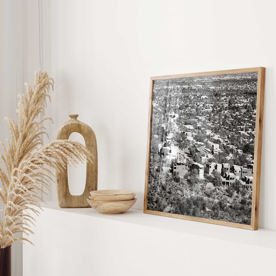 Tucson Arizona Set of 9 Square City Prints – Tucson Arizona Black and White 9 Piece Wall Art Prints – Digital Download Photo Gallery Gift