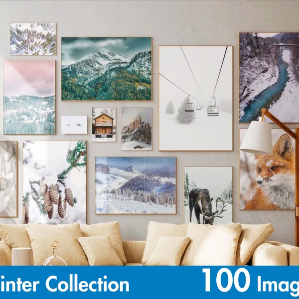 Winter Wall Art Etsy