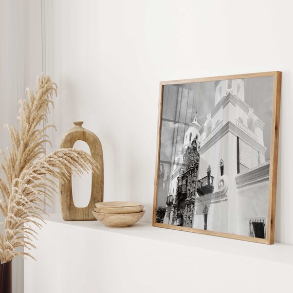 Tucson Arizona Set of 9 Square City Prints – Tucson Arizona Black and White 9 Piece Wall Art Prints – Digital Download Photo Gallery Gift