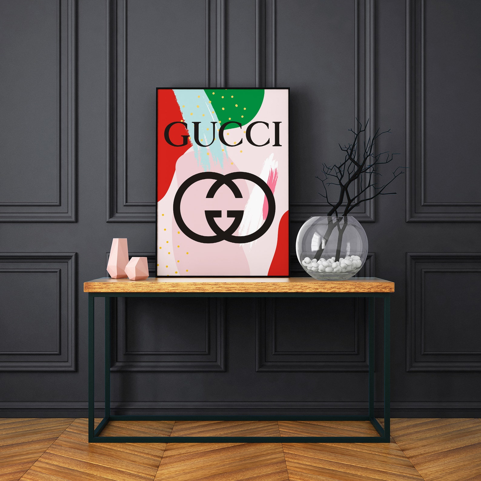 Gucci Print Fashion Wall Art Gucci Poster Gucci Printable Art | Etsy