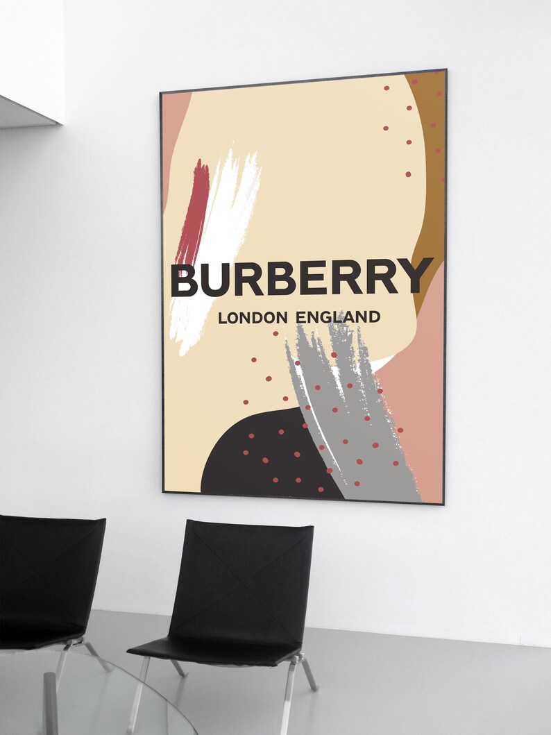 Fashion Brand Wall Art Fashion Logo Wall Art Printable Wall Etsy