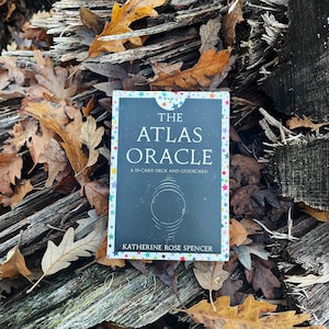 Baraja de cartas oráculo Atlas, 55 cartas de adivinación, herramienta de autocuidado