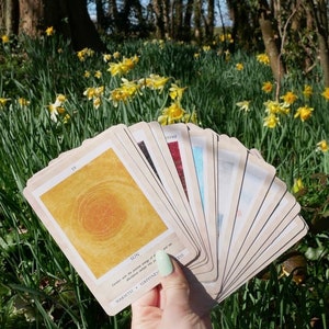 Mazzo di carte Oracle Atlas, carte Oracle, strumento di meditazione, cura di sé, affermazioni, tarocchi, regali, manifestazione, benessere, divinazione, indie