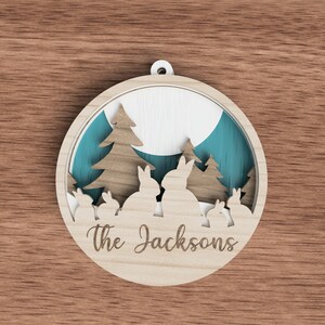 Christmas Ornament laser cut file, Christmas Ornament SVG, pdf, ai, dwg, dxf, eps, layered ornament