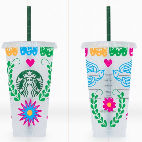 Taco Starbucks Cup SVG Cold Cup 24 Oz Cutting File Starbucks SVG Mexican Svg For Starbucks Cold Cups