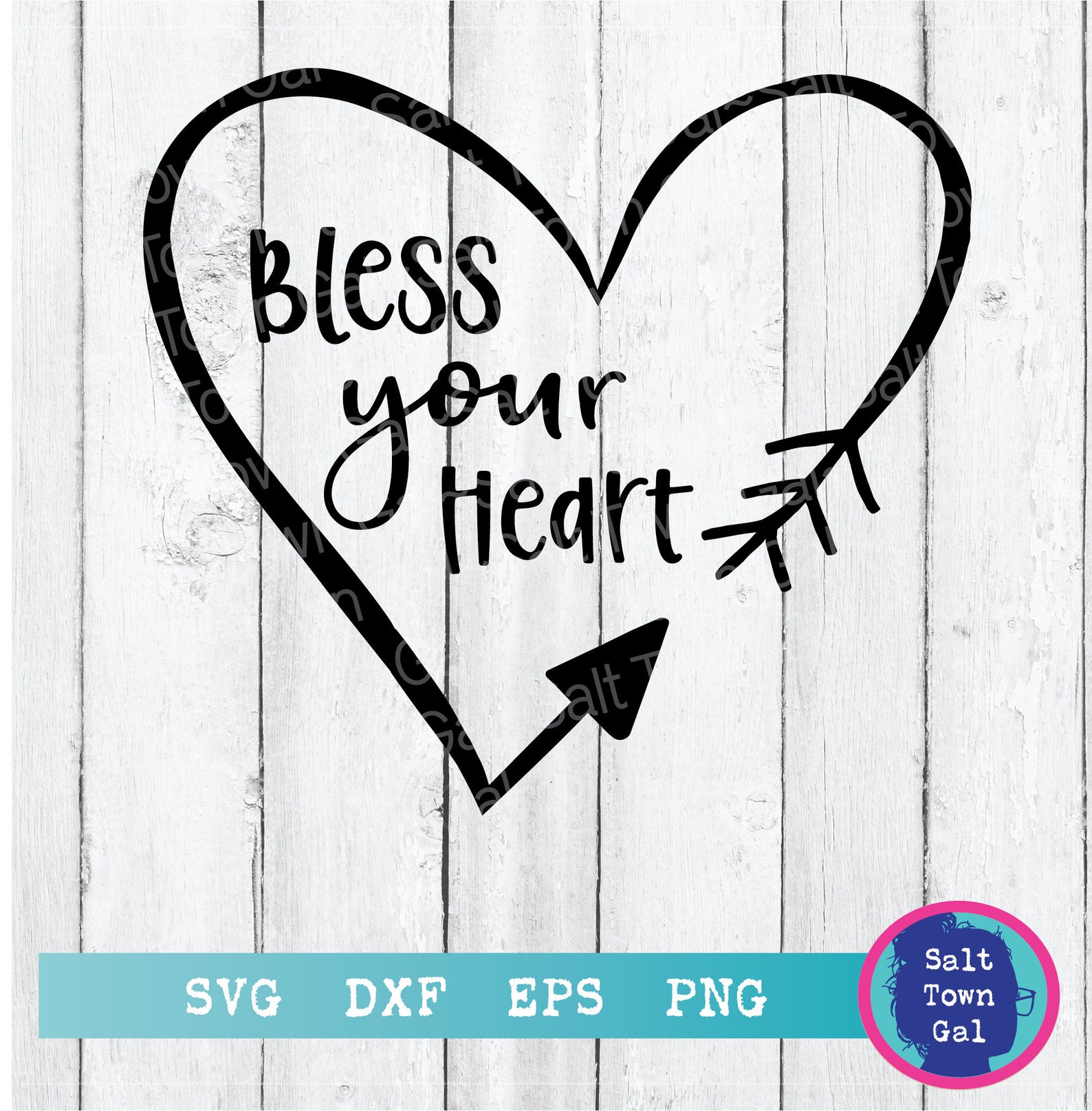 Bless Your Heart Svgsouthern Saying Svgsouthern Svgbless Etsy
