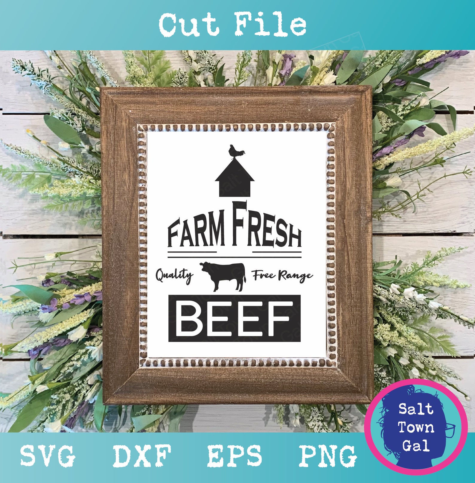 Beef Svgbeef Sign Svgfarm Fresh Beef Svgbeef Cut Svgfarm Etsy