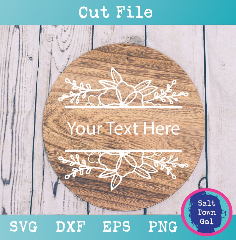 Free Free 185 Flower Split Monogram Svg SVG PNG EPS DXF File
