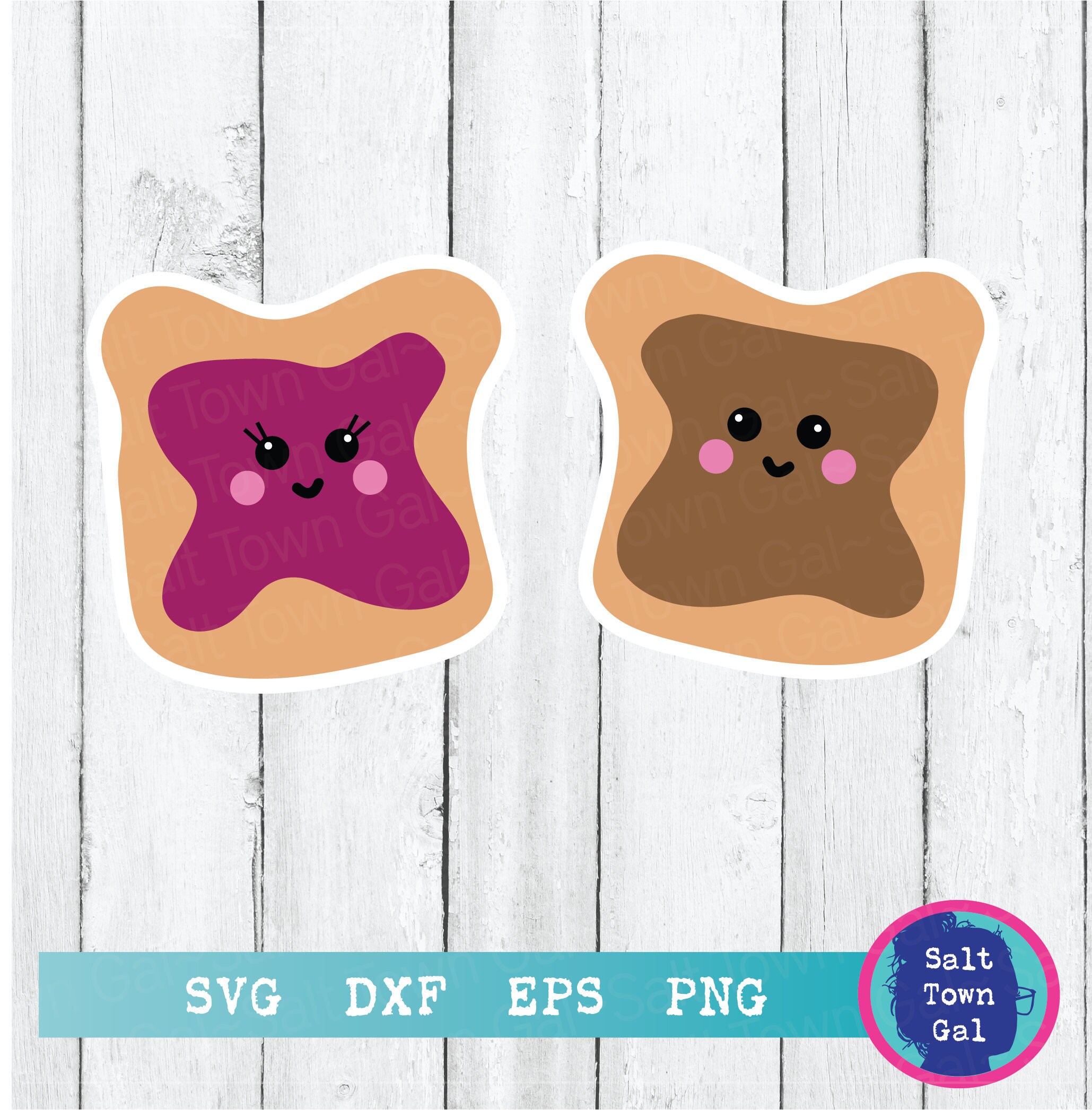 Peanut Butter and Jelly Svg-PBJ Svg-Digital Download for | Etsy