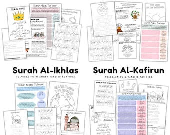 4 quls | 4 quls kids | surah with meaning | tafseer for kids