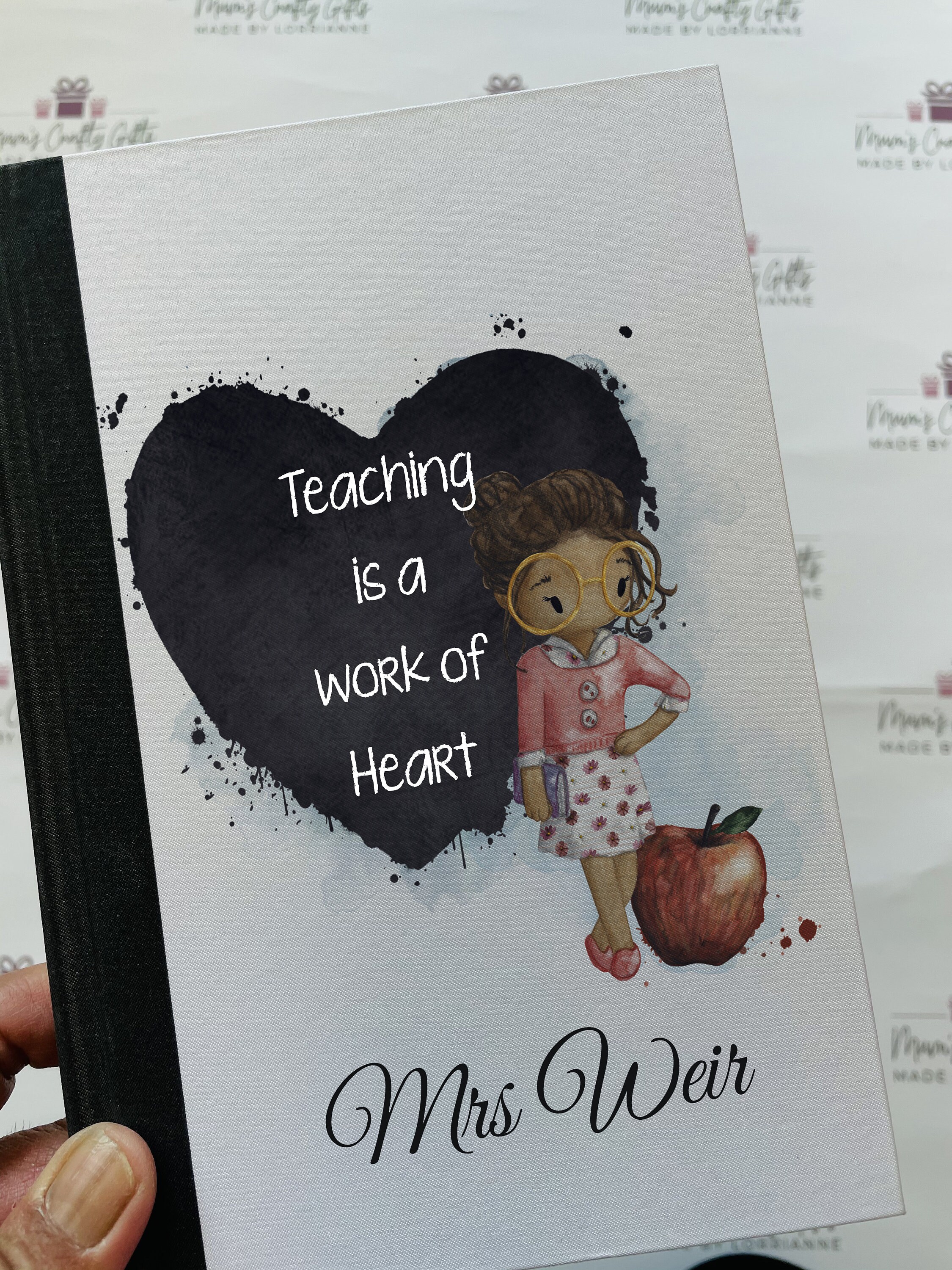 Personalised Teacher Diary Journal. Etsy