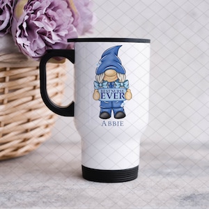 Personalised Nurse Travel mug, Gonk Nurse.