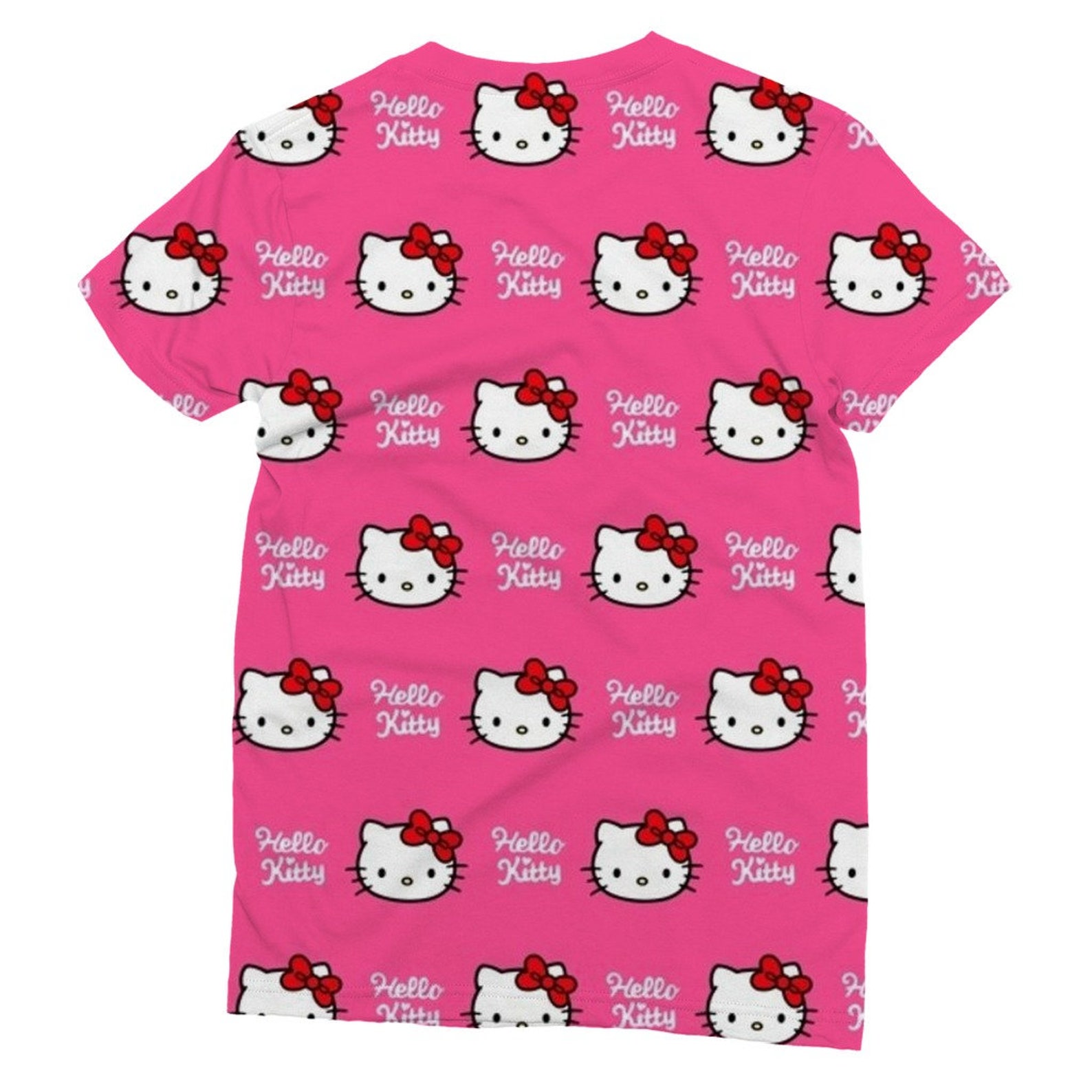 HELLO KITTY Classic Sublimation Women's T-Shirt | Etsy