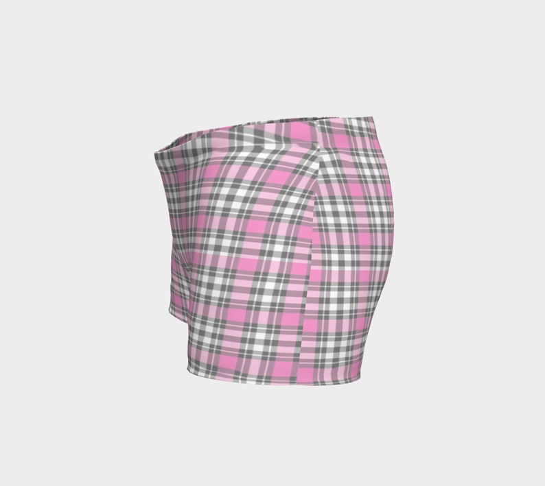 Pink Plaid Shorts