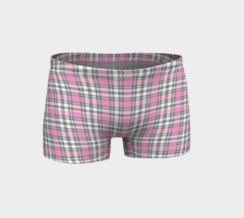 Pink Plaid Shorts