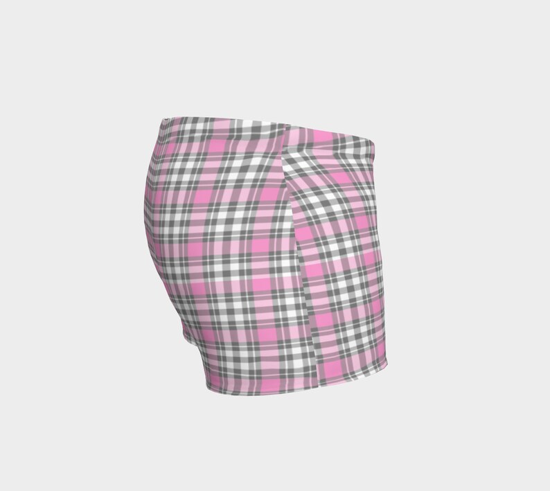Pink Plaid Shorts