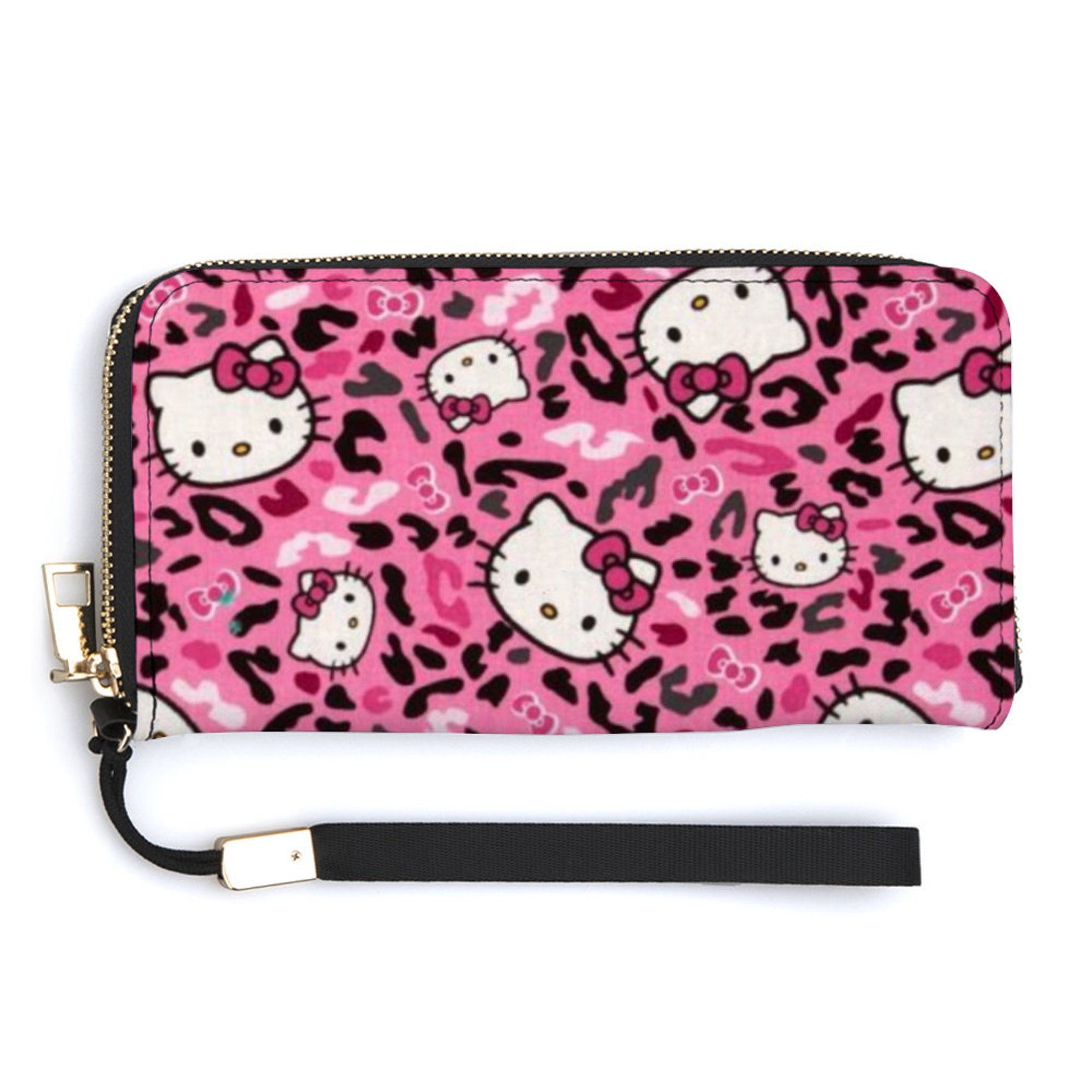Hello Kitty Womens Long PU Wallet with Credit Card Holders | Etsy