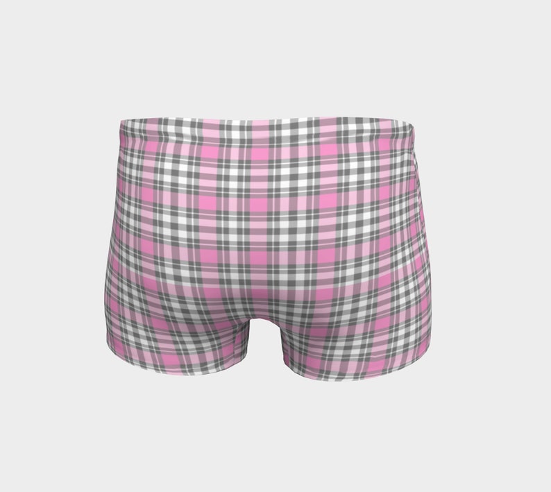 Pink Plaid Shorts