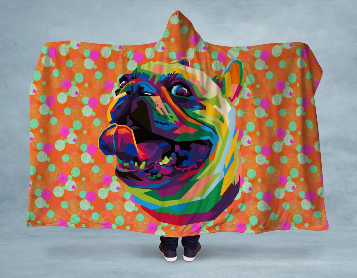comfy pug blanket hoodie