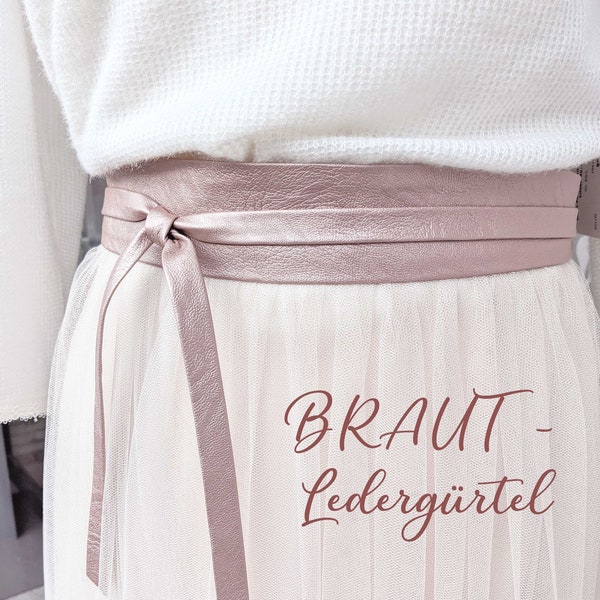 Bridal belt made of vegan leather in 4 colors, in 3 sizes // tie belt // bridal belt wedding dress