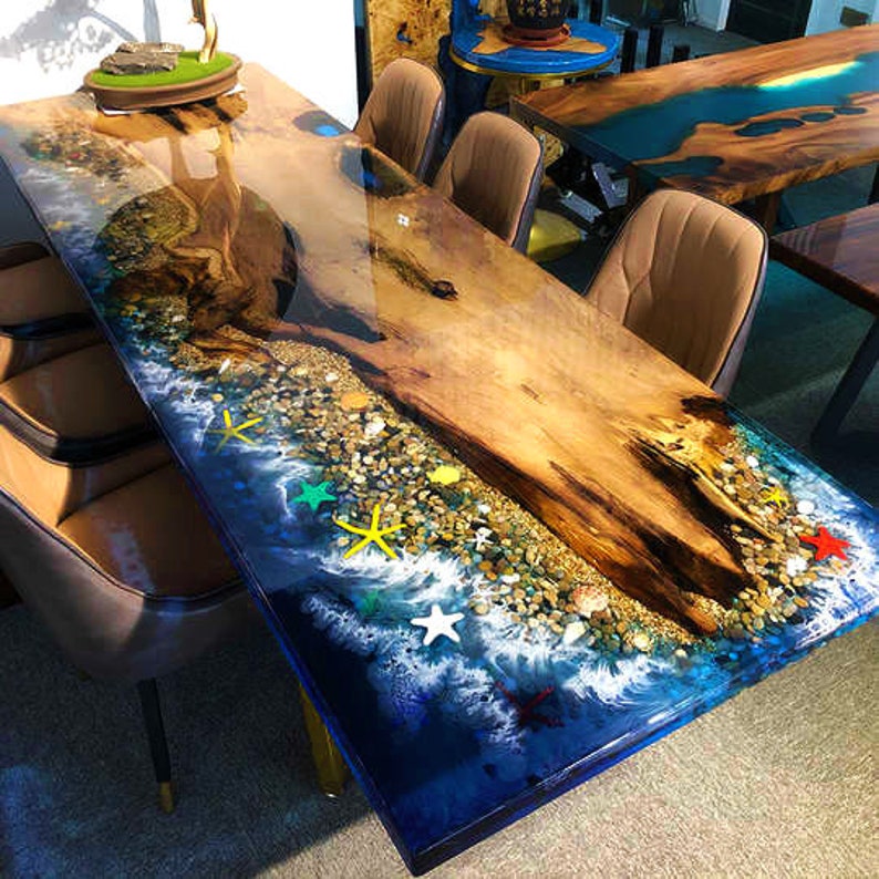 The 5 Best Navy Blue Epoxy Resin Table Top Reviews In 2021 4