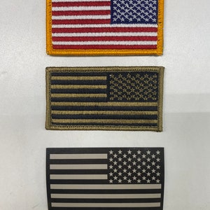 Flag /Tactical Reverse Ocp Flag / Full Color Flag / IR Flag / With Hook ( Fastener )