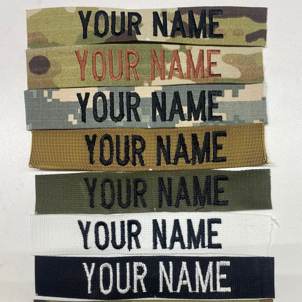Ocp Name tape / embroidered name tape / ocp name tape with hook / fastener /