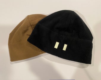 Condor Fleece Beanie Hat with Cat Eye Sewing